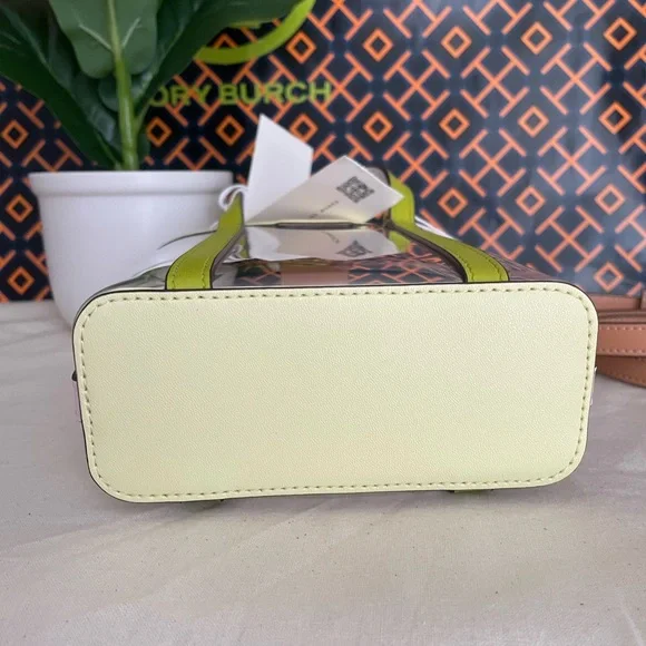NWT tory burch Blake clear mini shopper leather crossboy shoulder bag - Picture 9 of 14